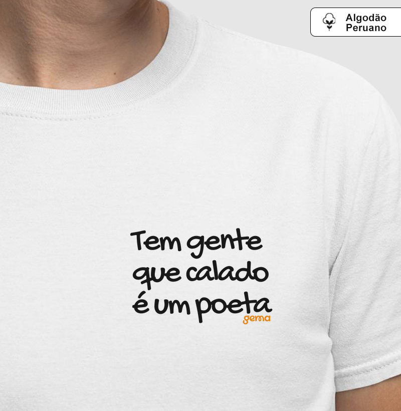 Algodão peruano - Calado é um poeta
