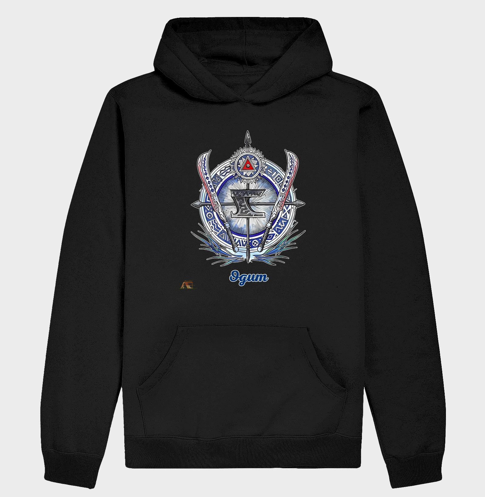 Camiseta Aruanda ê Armas de Ogum Caminhos Abertos em Algodão Premium