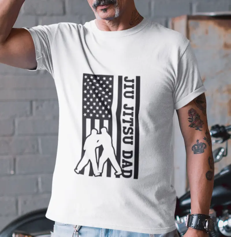 Camiseta Jiu Jitsu Dad - Qualidade Reserva 