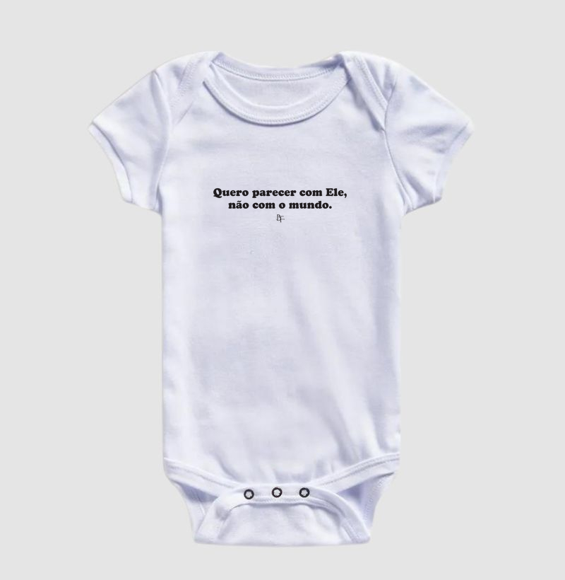 Quero parecer com Ele, não com o mundo