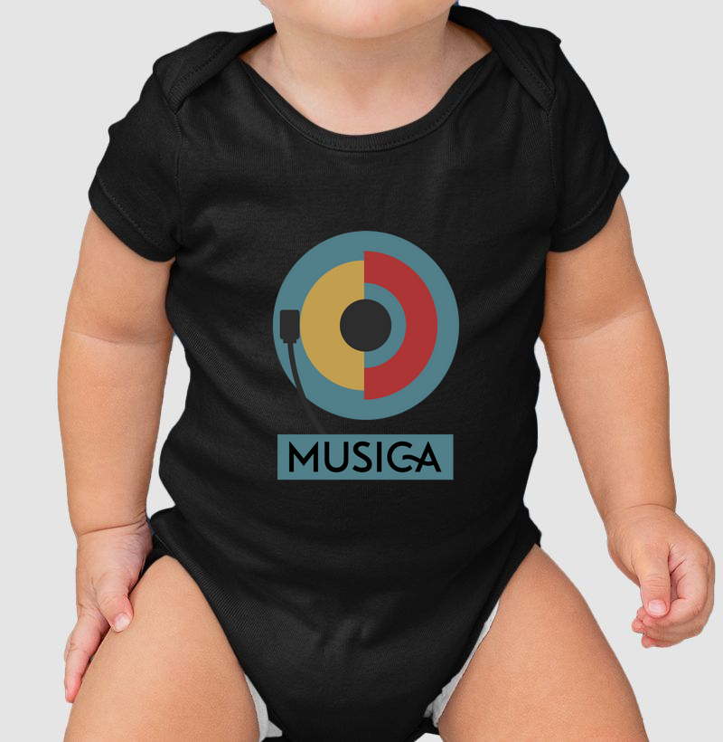 Body Infantil “Vinil Clássico”