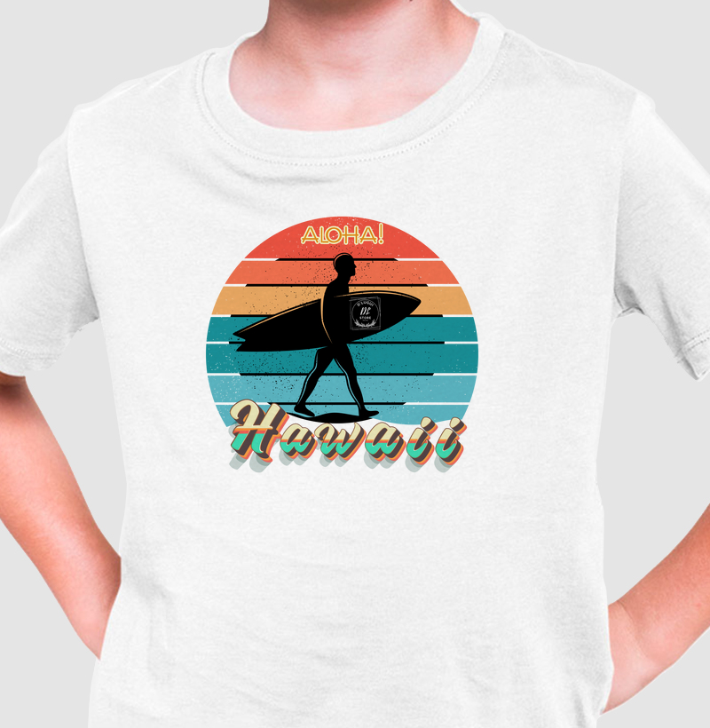 Camiseta Infantil Hawaii