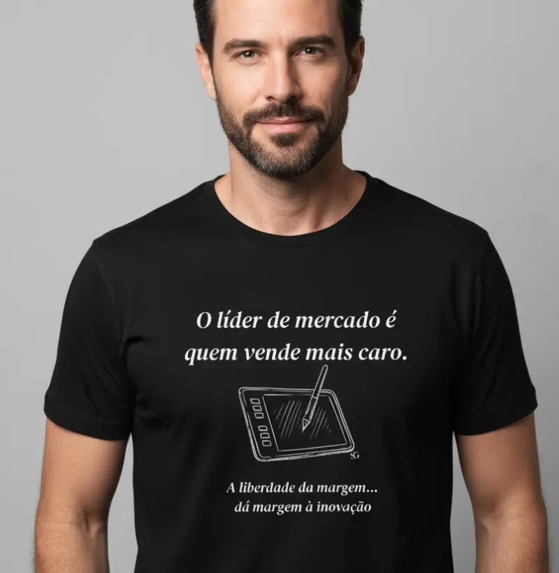 O líder de mercado é quem vende mais caro