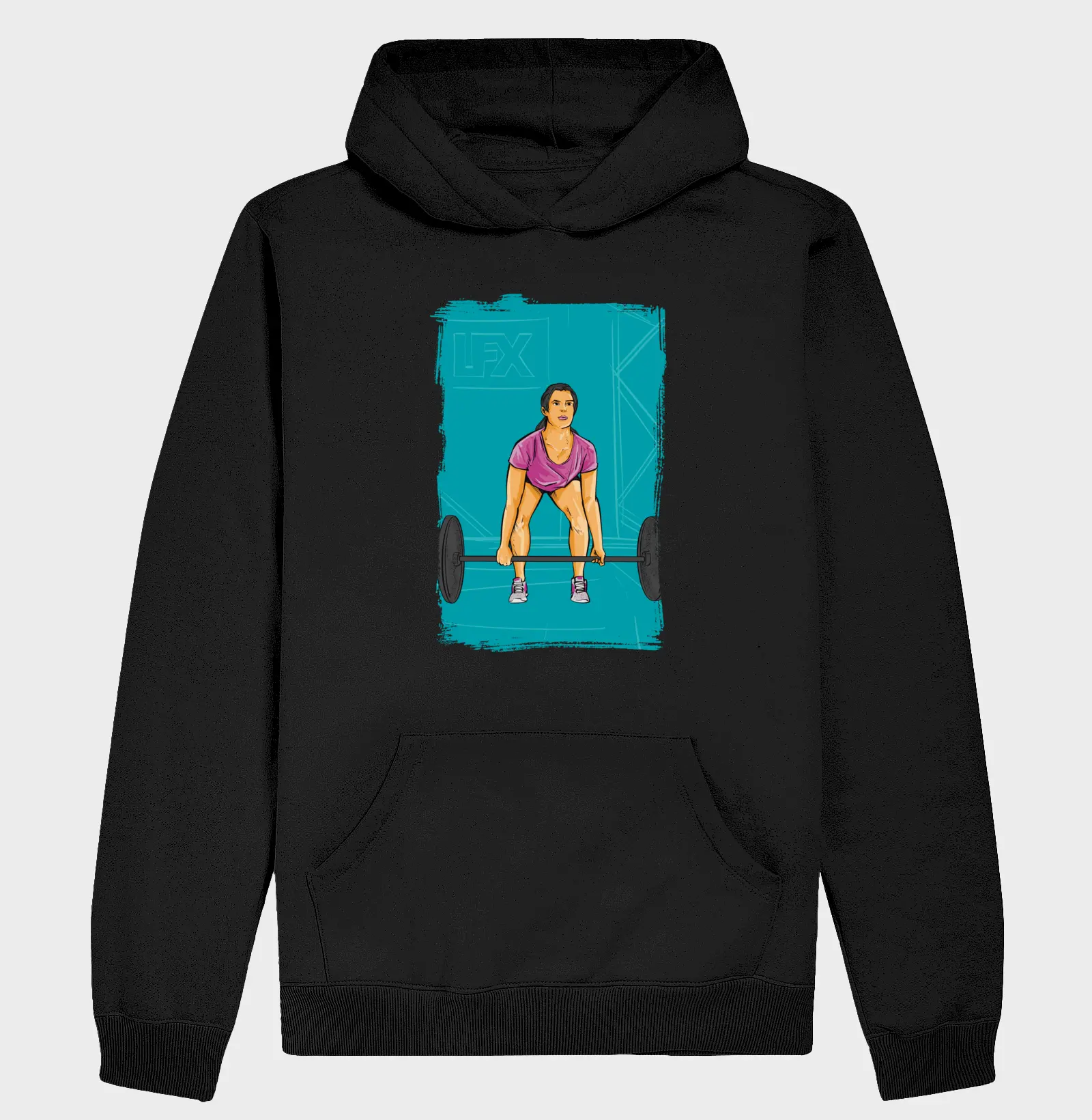Mulher fazendo Deadlift V03