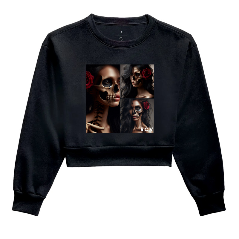 Camiseta RCV Rosa Caveira trio