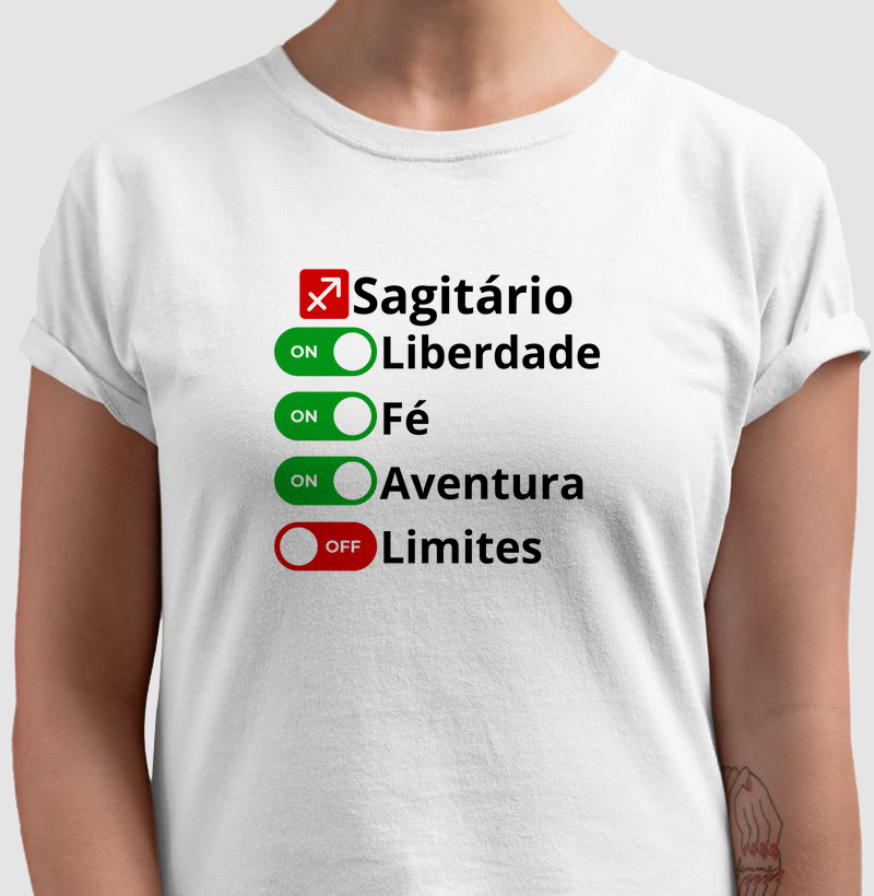 Camiseta Sagitário Free