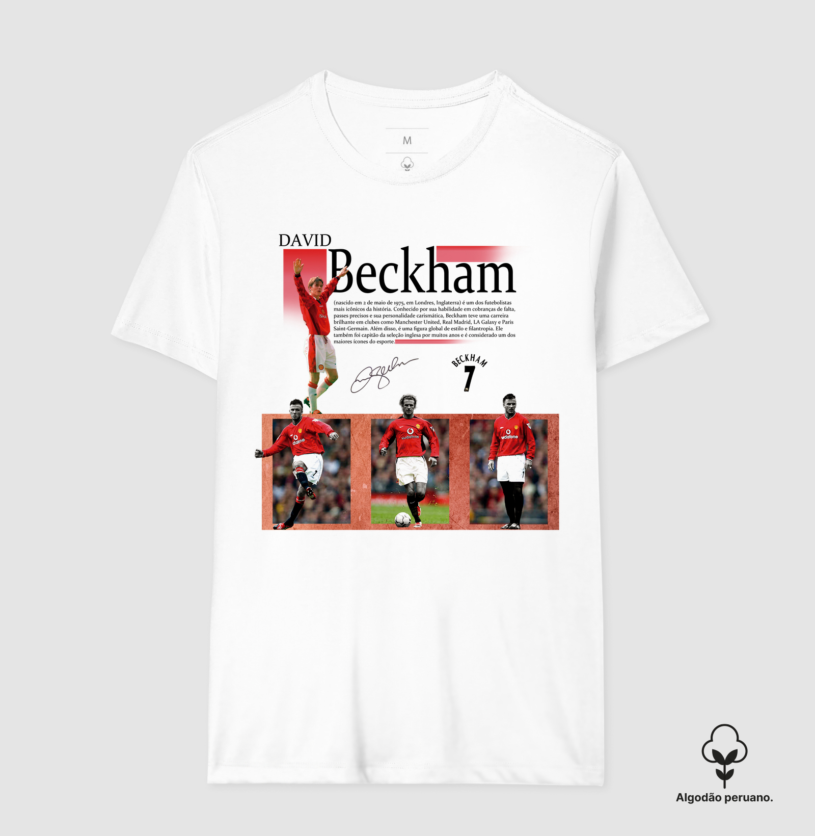 Camiseta David Beckham | Ídolo do Manchester United