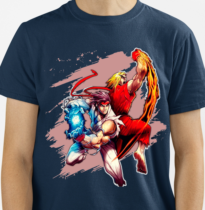 Camisas Street Fighter - Alpha