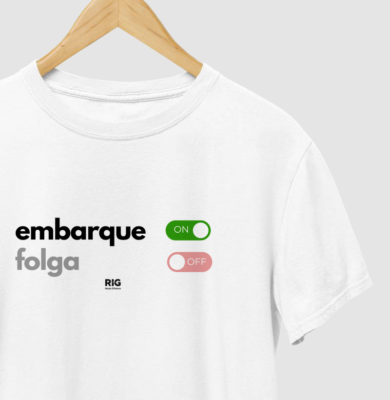 Embarque on - folga off