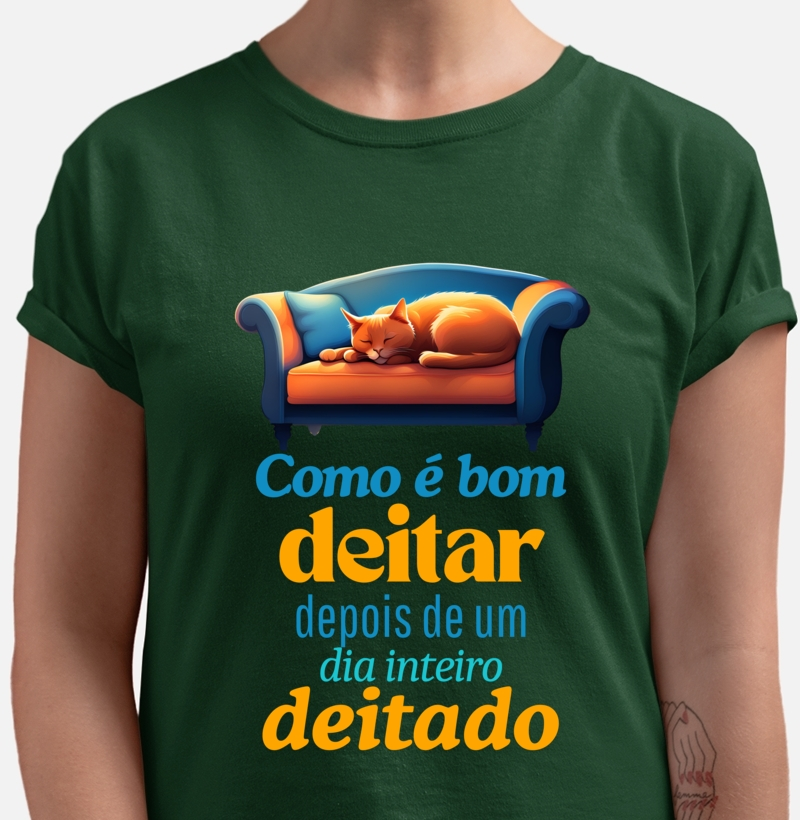 Como é bom deitar depois de um dia inteiro deitado