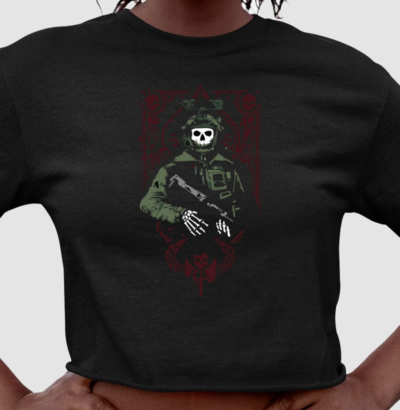 SOLDIER SKULL/ Cropped