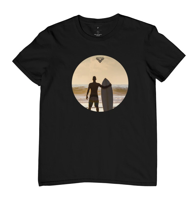 Camiseta Aimobaba SF masculina preta