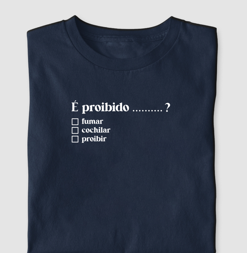 É proibido proibir
