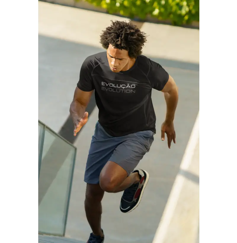 Camiseta Evolução Evolution (exclusiva na cor preta)