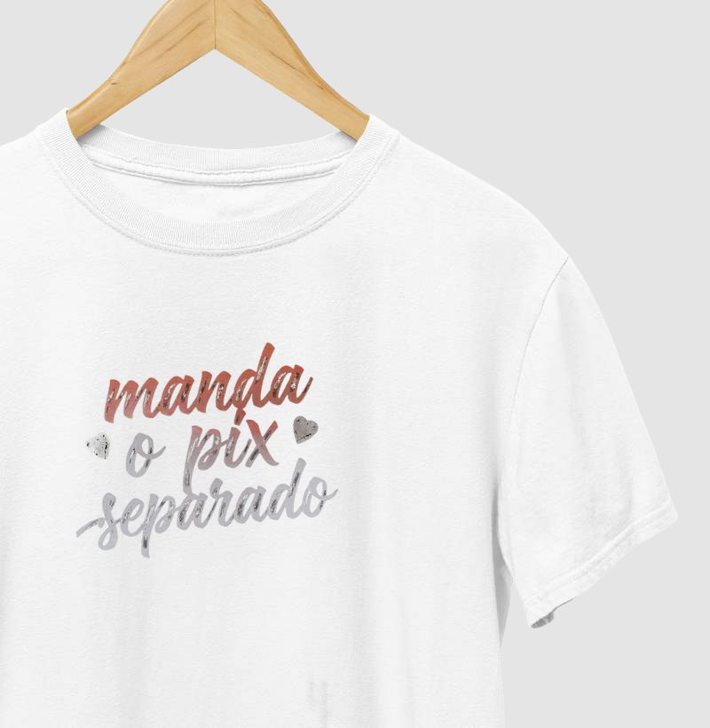 Manda o pix separado