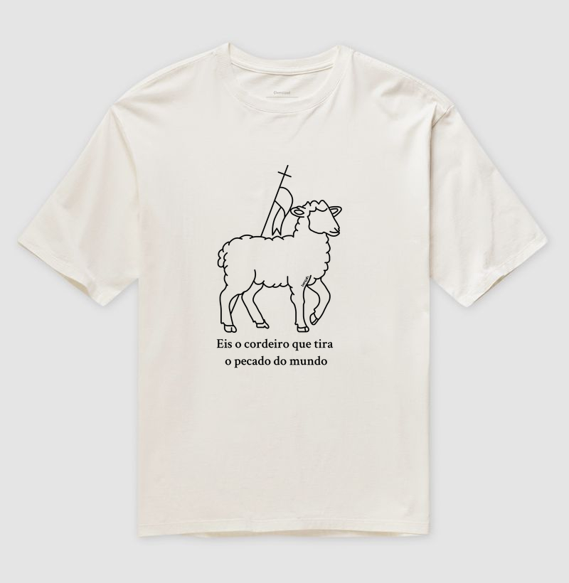 Camiseta Oversized Cordeiro