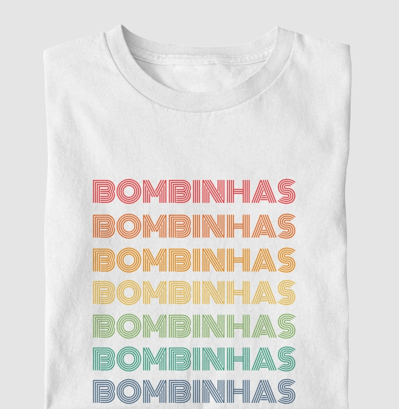 Bombinhas Letreiro Retrô