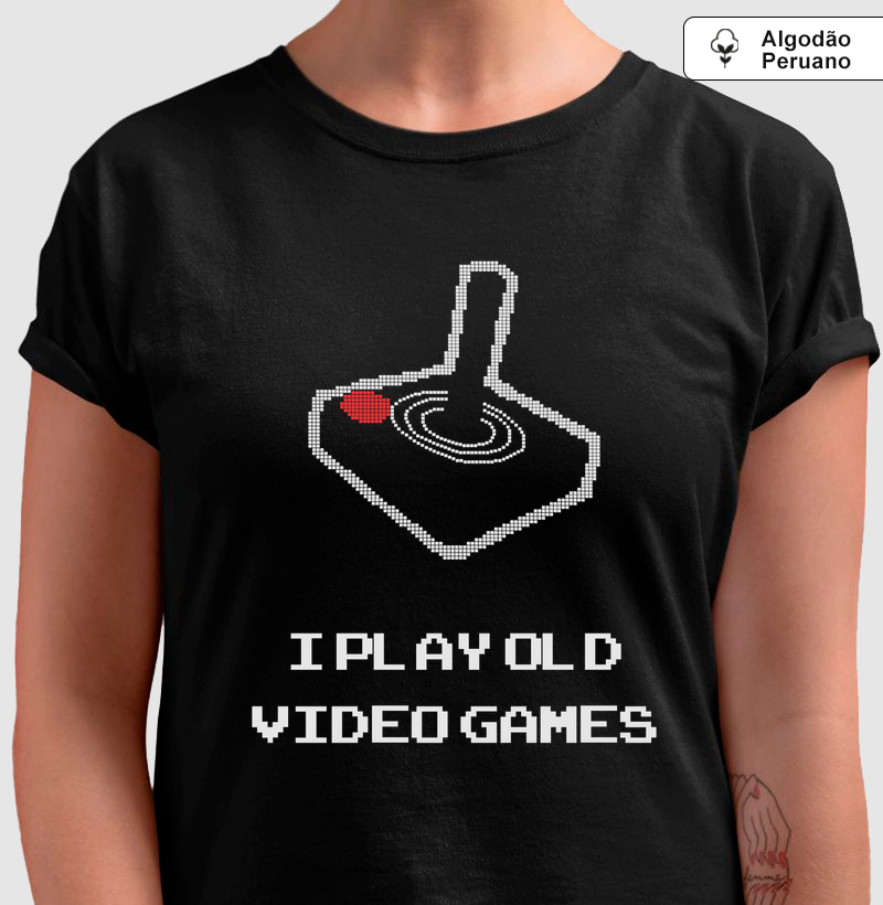 Old Gamer Joystick – Think Tee