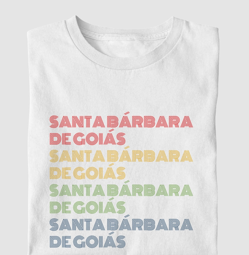 Santa Bárbara de Goiás Letreiro Retrô