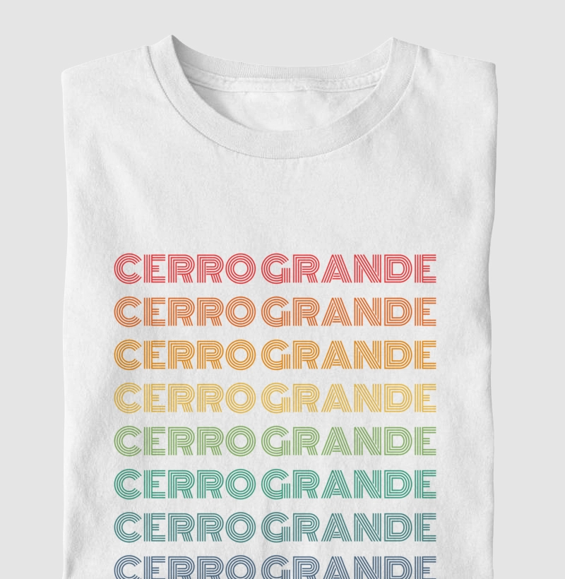 Cerro Grande Letreiro Retrô