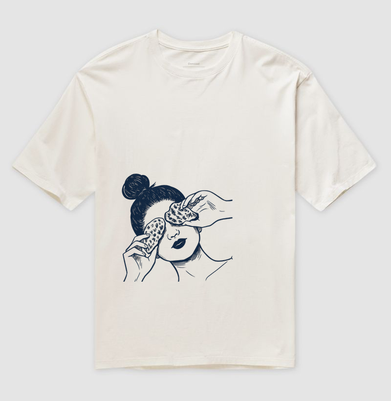 Camiseta Oversized Look Oysters