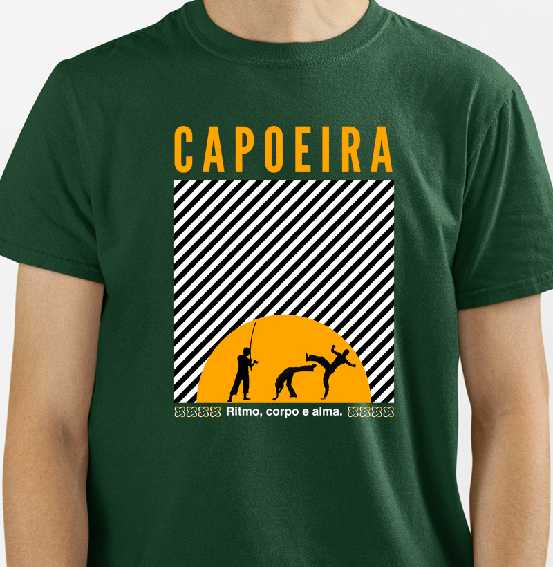 Camiseta Capoeira – Ritmo, Corpo e Alma