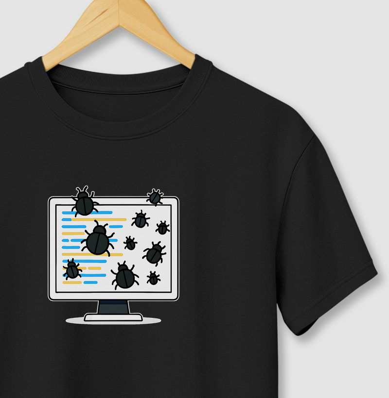 Bugs na tela | Camiseta