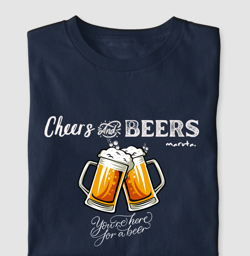 Camiseta Cheers and beers