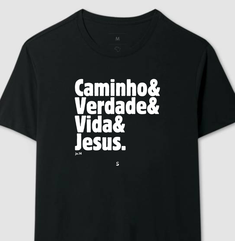 o Caminho a Verdade e a Vida. Camiseta Supernova Estampada