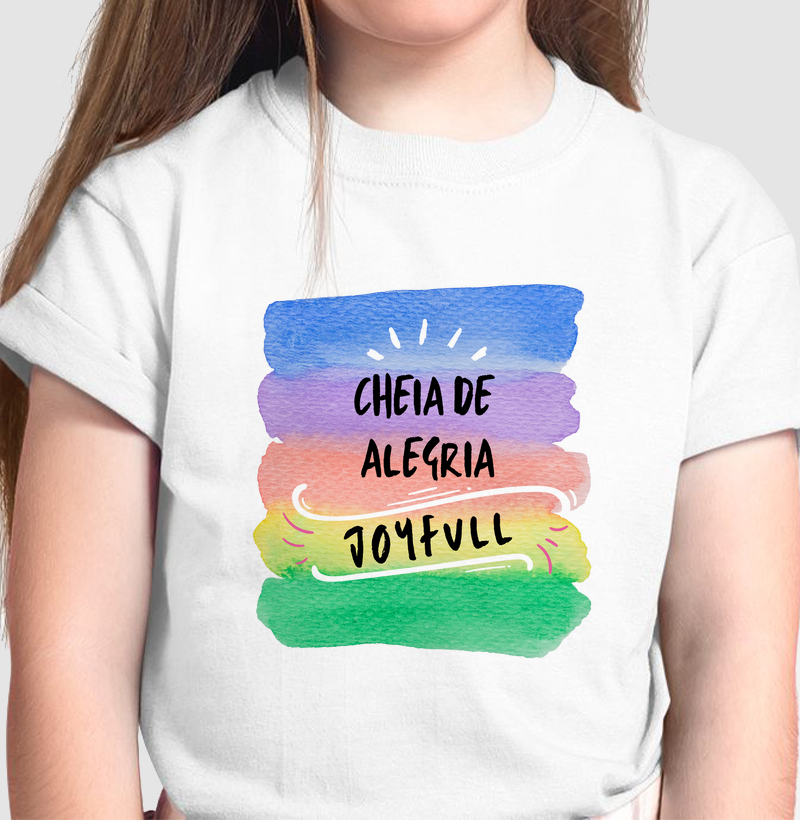 Cheia de Alegria Arco Íris 