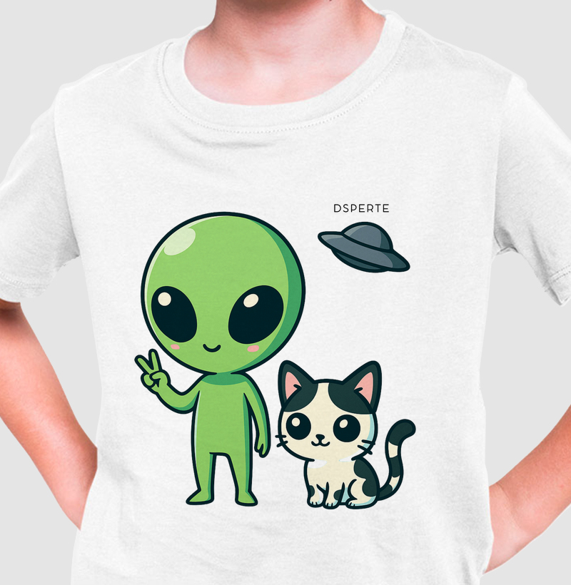 Alien & Gato Cósmico