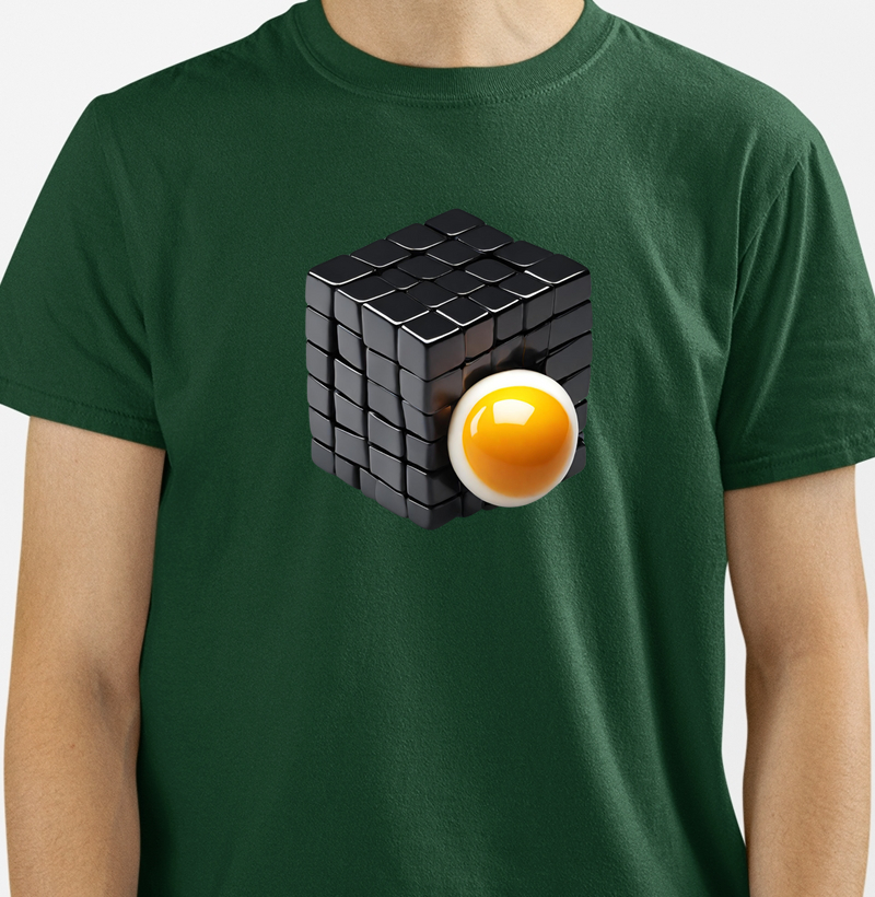 camiseta cubo magico