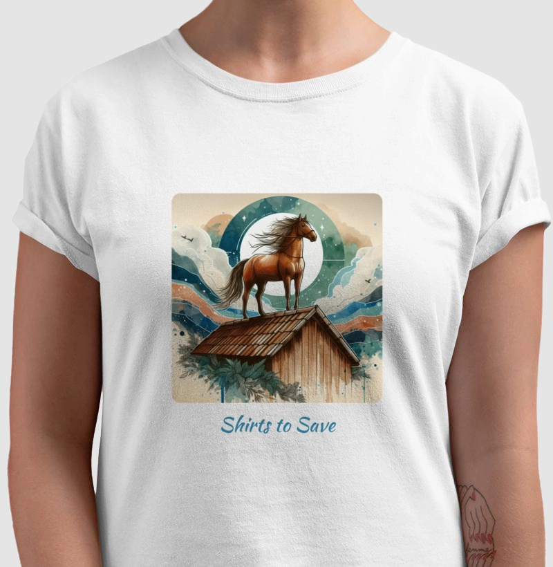 Camiseta Cavalo Caramelo