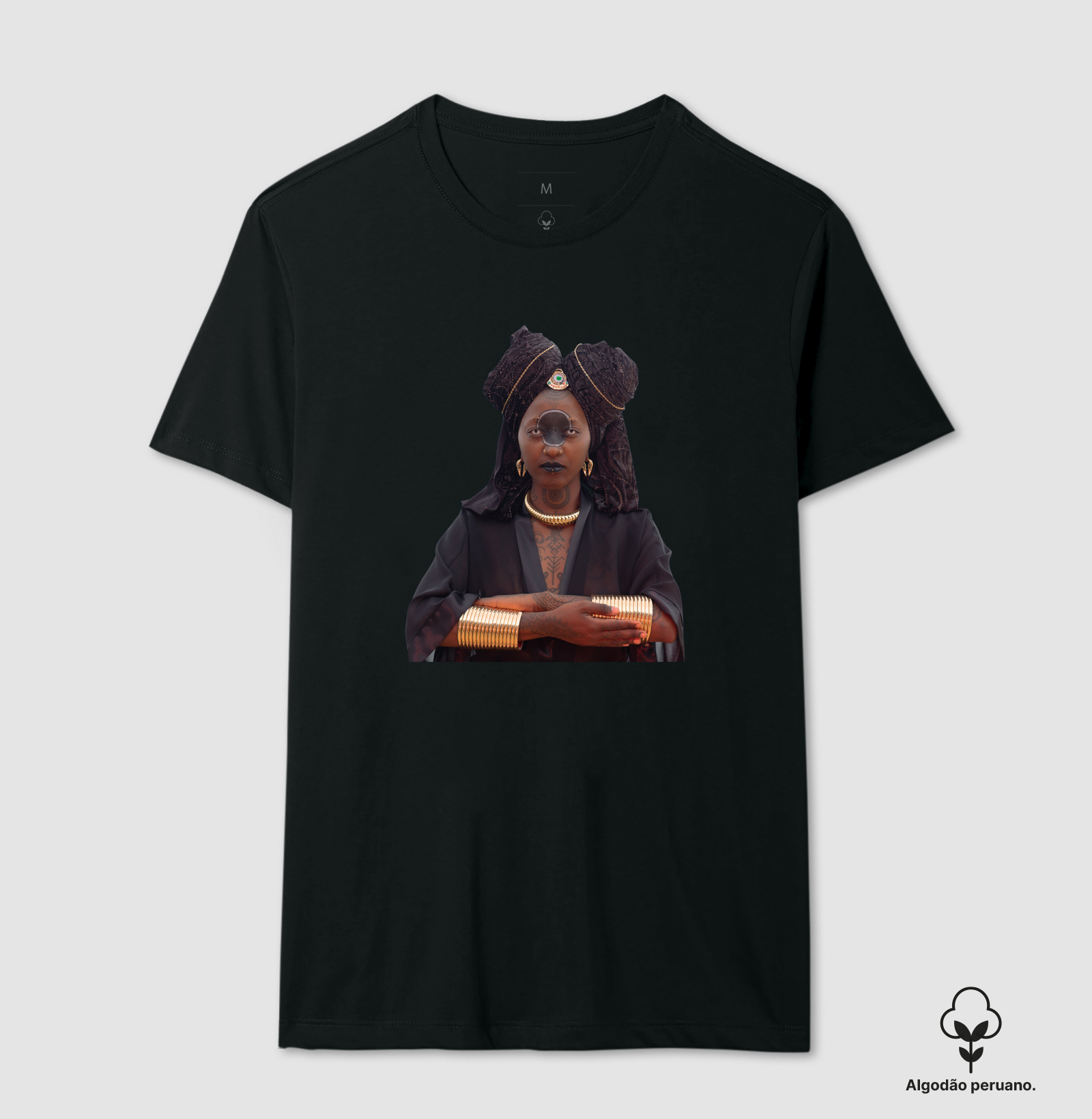 Camiseta Original Afrofuturista Olhos