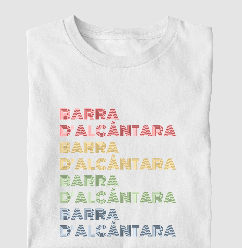 Barra d'Alcântara Letreiro Retrô