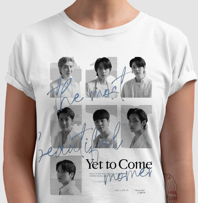 Camiseta Yet to come BTS