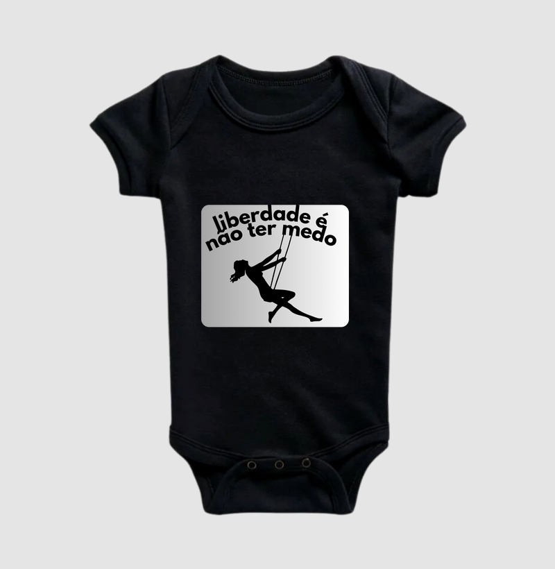 "Liberdade é Não Ter Medo" – Vista a Coragem que te Move | Camiseta Livre
