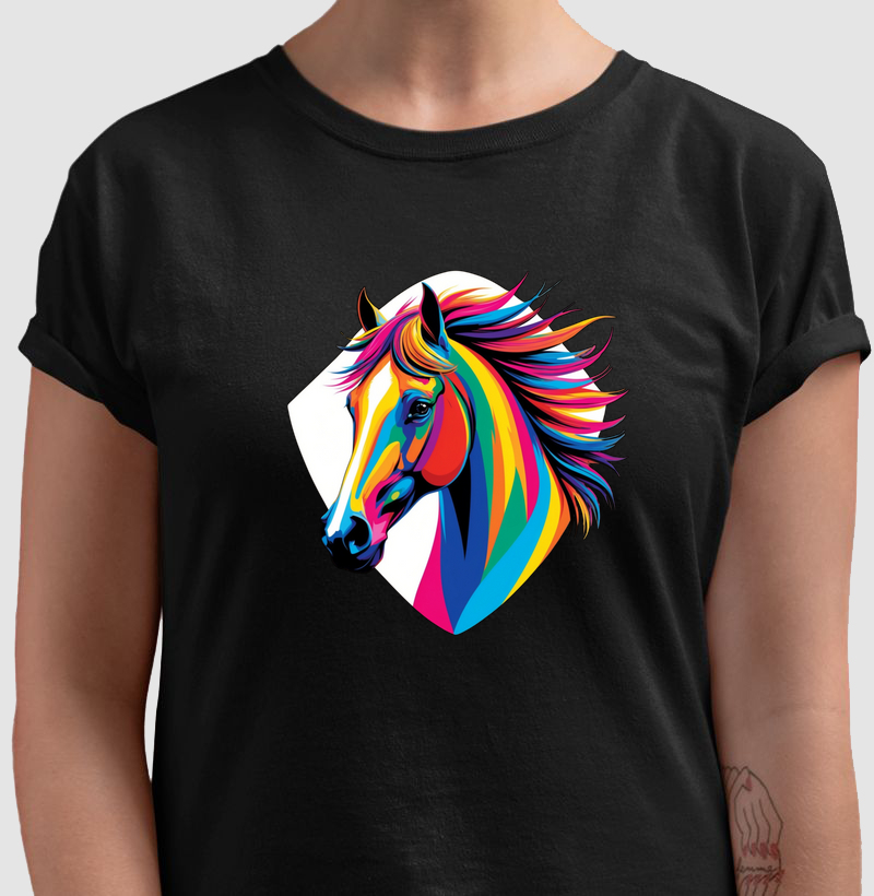 Cabeça de cavalo pop - Algodão 30.1 
