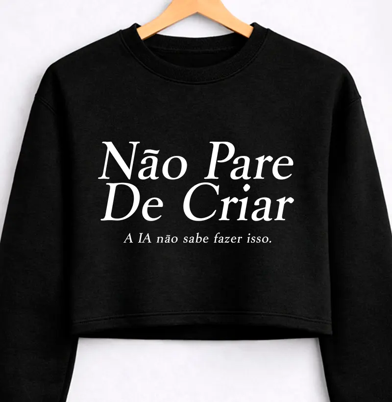 Não pare de criar, a IA não sabe fazer isso