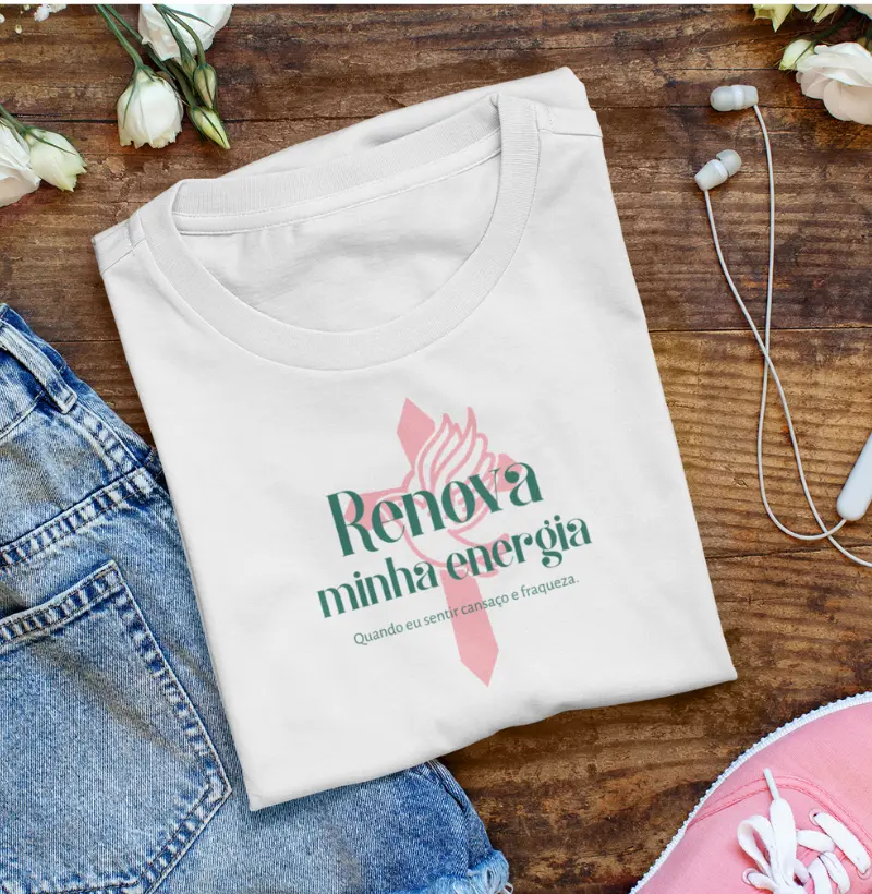 Camiseta Cristã Renova em Cristo | Milagre