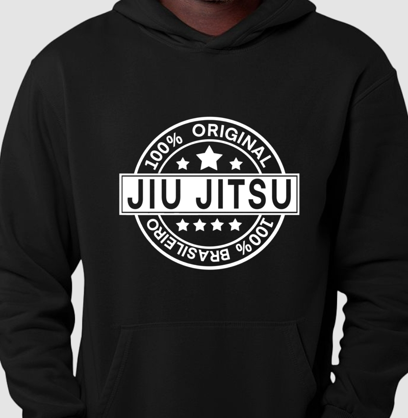 Hoodie Moletom Jiu Jitsu 100% Brasileiro 