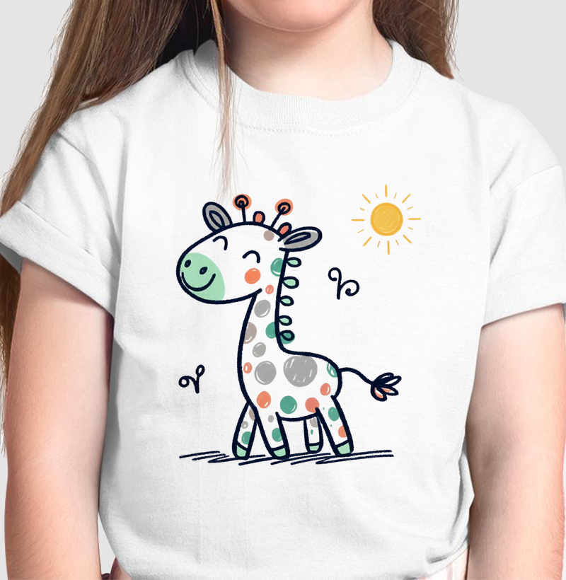 Body Infantil "Girafinha Aventureira"