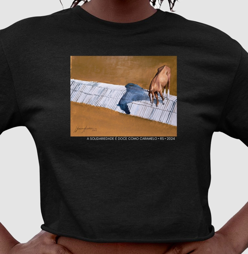 Cropped Cavalo Caramelo