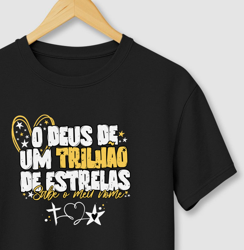 Camiseta O Deus De Um Trilhão De Estrelas