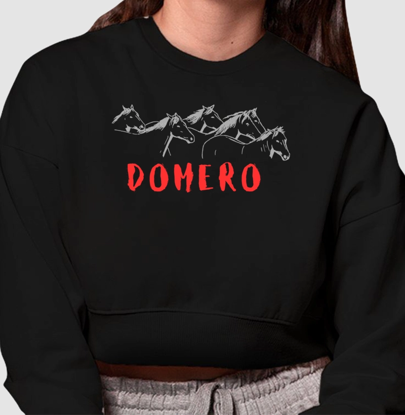moletom cropped tropilha domero