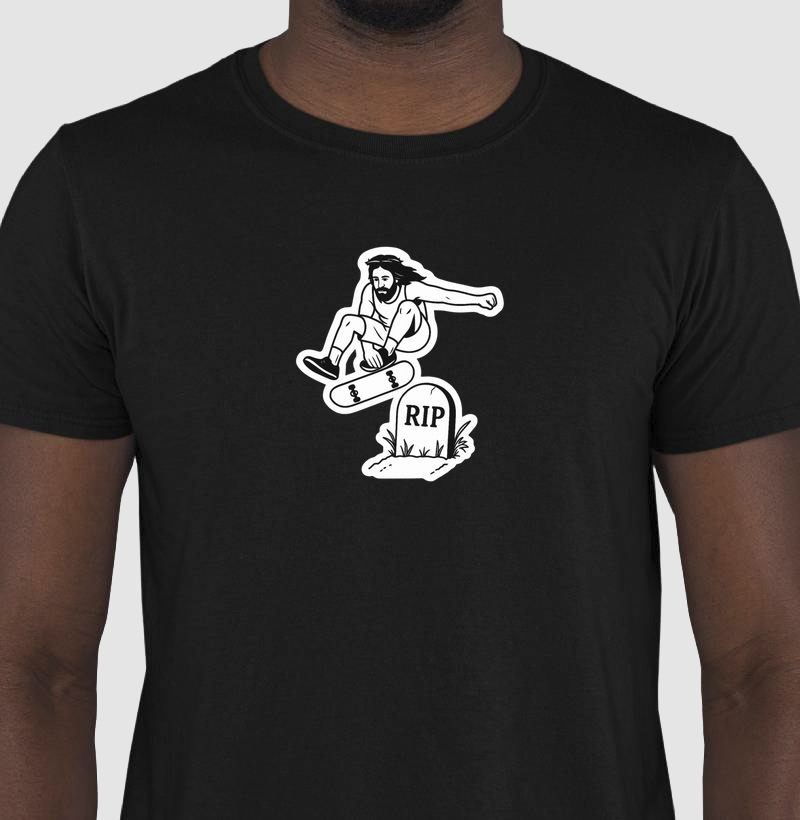 Camiseta "Jesus Pulando a morte"