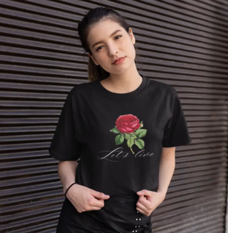 Camiseta Fashion Let´s Live