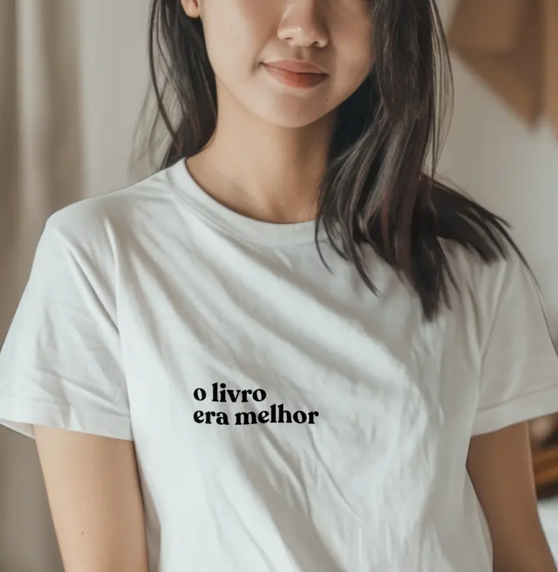 O livro era melhor (frase)