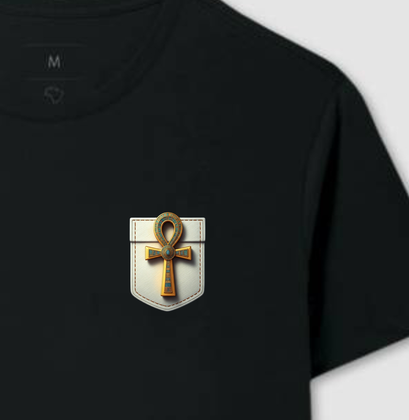 Camiseta Ankh – Energia Vital, Equilíbrio Espiritual e Conexão Ancestral