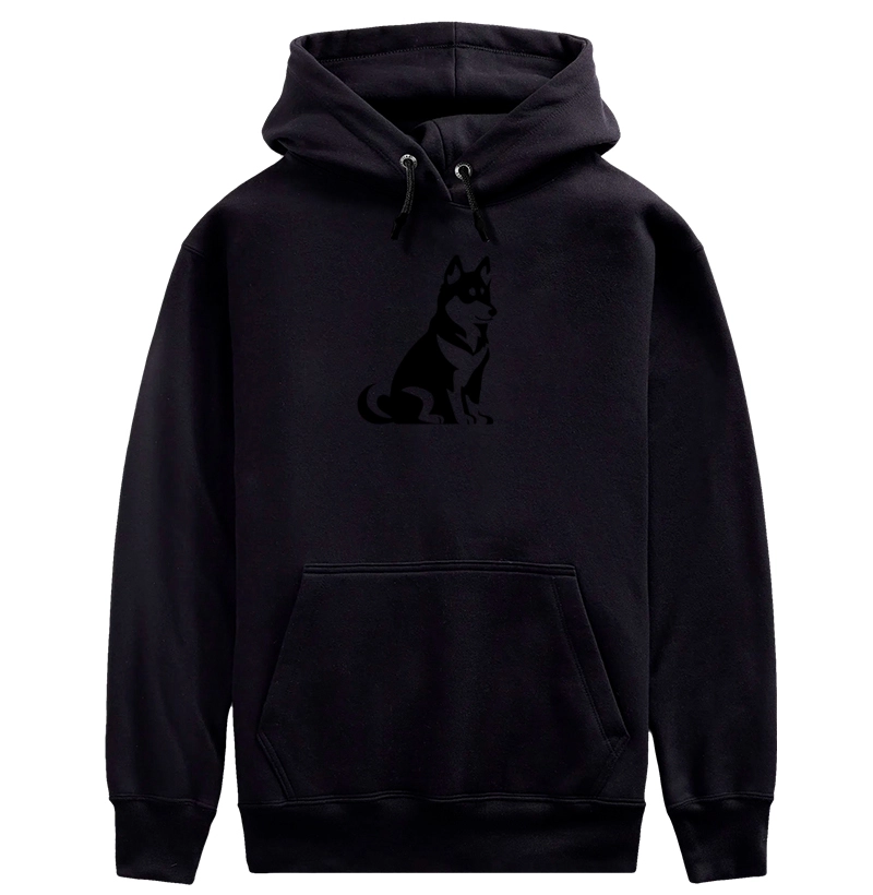 Husky Siberiano Contorno - Moletom Hoodie